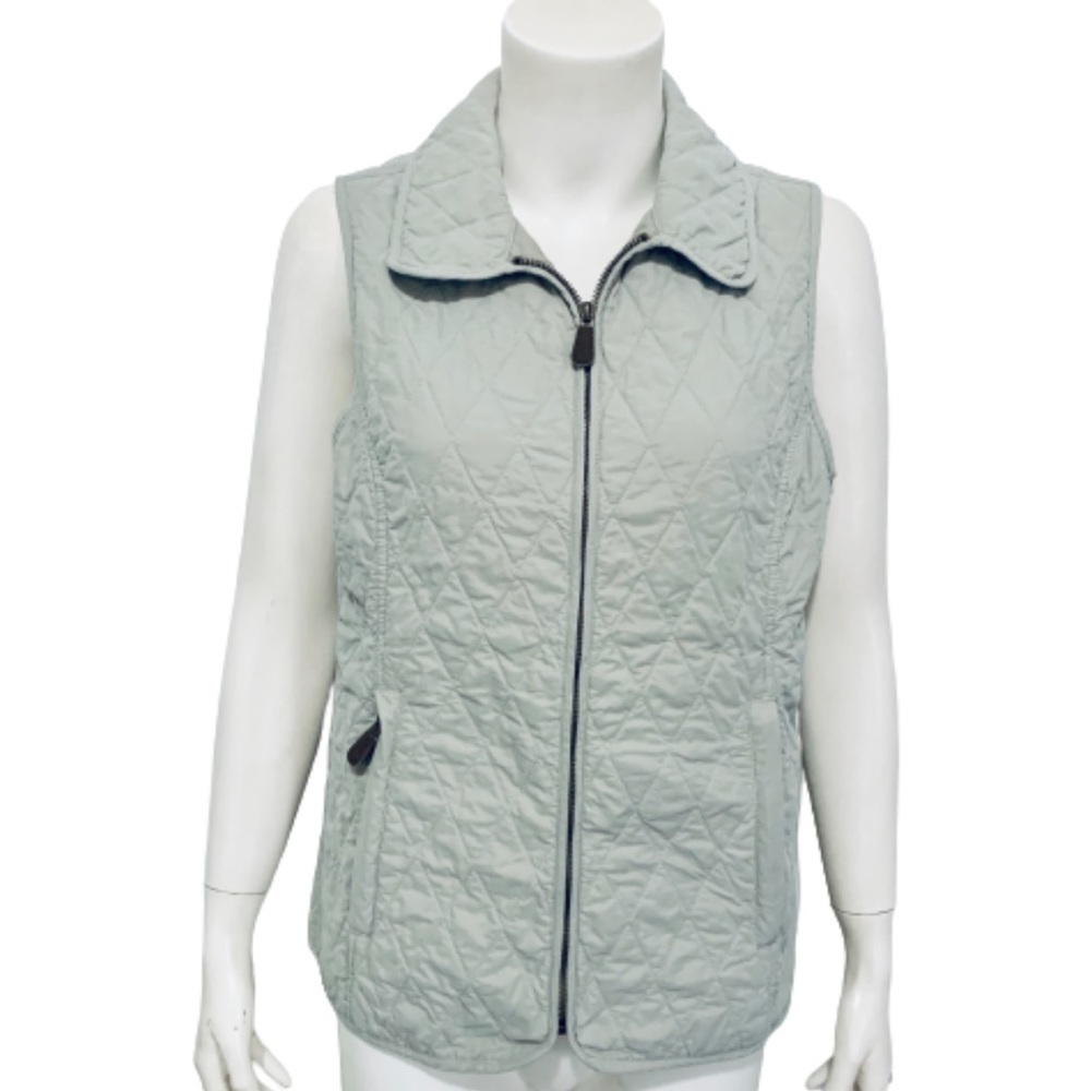 L.L. BEAN | Women’s Quilted Zip-Up Vest Size M Reg